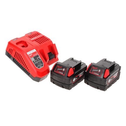 Llave de impacto a batería Milwaukee M18 FIW2F12-602X 18 V 339 Nm 1/2" sin escobillas + 2x batería 6,0 Ah + cargador + caja HD