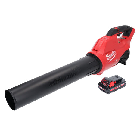 Soplador de hojas a batería Milwaukee M18 FBL-301 sin escobillas + 1x batería 3.0 Ah - sin cargador