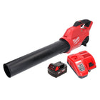 Soplador de hojas a batería Milwaukee M18 FBL-601FC sin escobillas + 1x batería 6.0 Ah + cargador