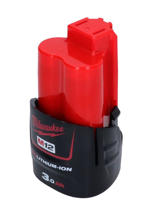 Kompresor akumulatorowy Milwaukee M12 BI-301 12 V + 1x akumulator 3,0 Ah - bez ładowarki