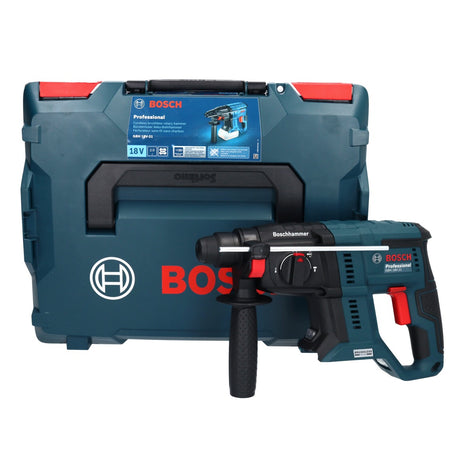 Bosch GBH 18V-21 Taladro percutor inalámbrico profesional 18 V 2,0 J sin escobillas (0611911101) + L-BOXX - sin batería, sin cargador