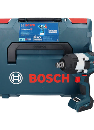 Bosch GDS 18V-1050 H Atornillador de impacto inalámbrico 18 V 1050 Nm 3/4" Biturbo Brushless + L-Boxx (06019J8501) - sin batería, sin cargador