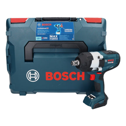 Bosch GDS 18V-1050 H Atornillador de impacto inalámbrico 18 V 1050 Nm 3/4" Biturbo Brushless + L-Boxx (06019J8501) - sin batería, sin cargador