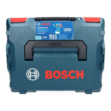Bosch GDS 18V-1050 H Atornillador de impacto inalámbrico 18 V 1050 Nm 3/4" Biturbo Brushless + L-Boxx (06019J8501) - sin batería, sin cargador