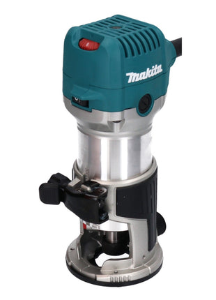 Makita RT 0702 CX2J Wielofunkcyjna frezarka górnowrzecionowa 710 W 6/8 mm + moduł frezarki górnowrzecionowej + moduł frezarki krawędziowej + moduł frezarki kątowej + Makpac