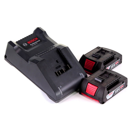 Bosch GBH 18V-21 Profesjonalny akumulatorowy młot udarowo-obrotowy 18 V 2,0 J bezszczotkowy + 2x akumulator 2,0 Ah + ładowarka + L-BOXX