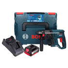 Bosch GBH 18V-21 Taladro percutor profesional sin cable 18 V 2,0 J sin escobillas + 1x batería 4,0 Ah + cargador + L-BOXX