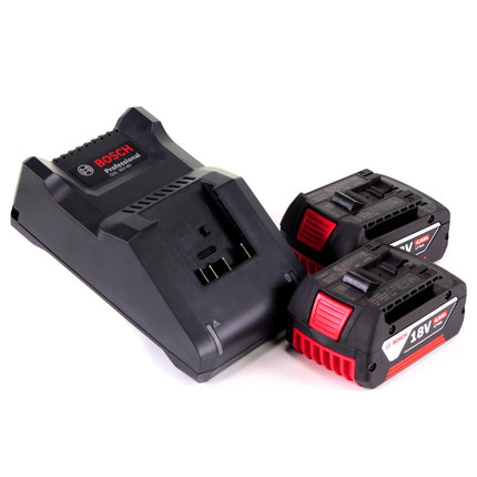 Bosch GBH 18V-21 Professional Akku Bohrhammer 18 V 2,0 J Brushless ( 0611911102 ) + 2x Akku 4,0 Ah + Ladegerät + L-BOXX