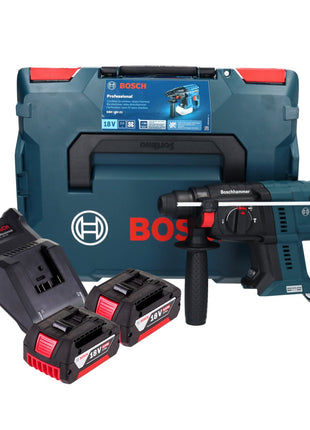 Bosch GBH 18V-21 Professional Marteau perforateur sans fil 18 V 2,0 J Brushless + 2x batterie 5,0 Ah + chargeur + L-BOXX