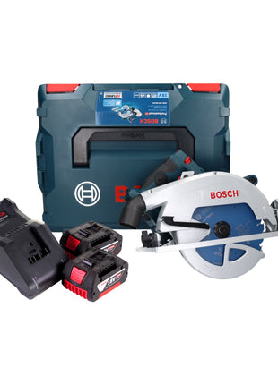 Bosch GKS 18V-68 GC Professional Akku Handkreissäge 18 V 190 mm Biturbo Brushless + 2x Akku 4,0 Ah + Ladegerät + L-BOXX