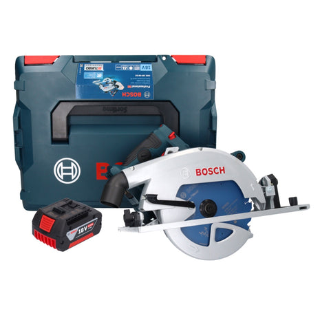 Sierra circular inalámbrica Bosch GKS 18V-68 GC Professional 18 V 190 mm Biturbo Brushless + 1x batería 5,0 Ah + L-BOXX - sin cargador