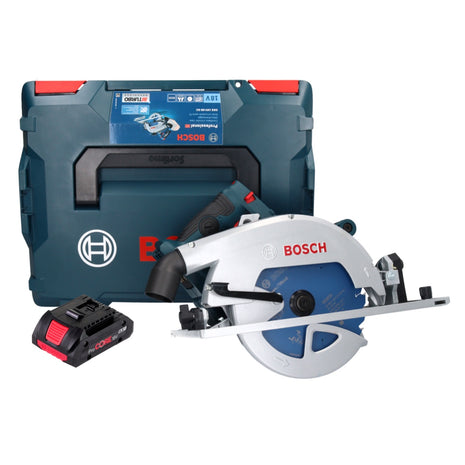 Sierra circular a batería Bosch GKS 18V-68 GC Professional 18 V 190 mm Biturbo Brushless + 1x batería ProCORE 4,0 Ah + L-BOXX - sin cargador