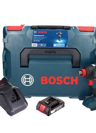 Bosch GDX 18V-200 Atornillador de impacto giratorio a batería profesional 18 V 200 Nm sin escobillas + 1x batería 2,0 Ah + cargador + L-BOXX