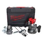 Milwaukee M18 FTR-0X frezarka akumulatorowa 18 V bezszczotkowa + moduły frezarki + HD Box ( 4933471604 ) - bez akumulatora, bez ładowarki