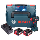 Bosch GDX 18V-200 Professional cordless impact wrench 18 V 200 Nm brushless + 2x rechargeable battery 4.0 Ah + charger + L-BOXX