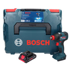 Bosch GDX 18V-200 Llave de impacto rotativa a batería profesional 18 V 200 Nm sin escobillas + 1x batería ProCORE 4,0 Ah + L-BOXX - sin cargador