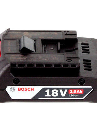 Bosch GEX 18V-125 Lijadora excéntrica a batería profesional 18 V 125 mm sin escobillas + 1x batería 2,0 Ah + L-BOXX - sin cargador