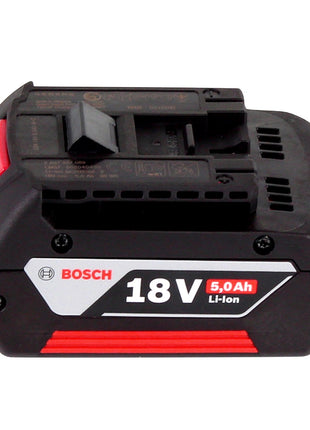 Bosch GEX 18V-125 Lijadora excéntrica a batería profesional 18 V 125 mm sin escobillas + 1x batería 5,0 Ah + L-BOXX - sin cargador