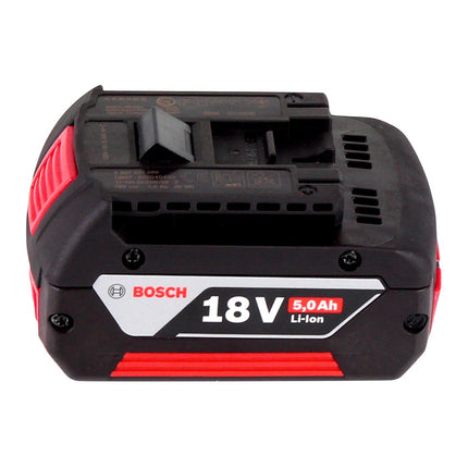 Lijadora excéntrica a batería Bosch GEX 18V-125 Professional 18 V 125 mm sin escobillas + 1x batería 5,0 Ah + 1x juego de lijado Toolbrothers TURTLE + L-BOXX - sin cargador