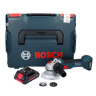 Bosch GWS 18V-10 Professional amoladora angular a batería 18 V 125 mm sin escobillas + 1x batería ProCORE 4,0 Ah + L-Boxx - sin cargador