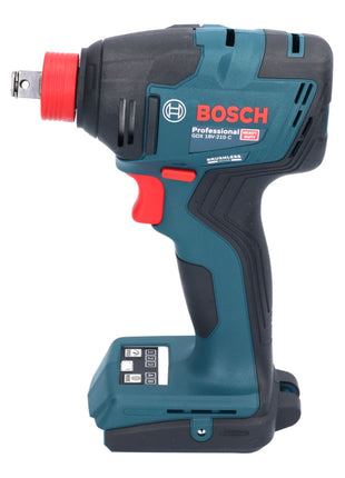 Bosch GDX 18V-210 C Atornillador de impacto giratorio inalámbrico profesional 18 V 210 Nm sin escobillas + 1x batería 2,0 Ah + cargador + módulo de conectividad + L-Boxx