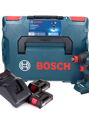 Bosch GDX 18V-210 C Professional Akku Drehschlagschrauber 18 V 210 Nm Brushless + 2x Akku 2,0 Ah + Ladegerät + Connectivity Modul + L-Boxx