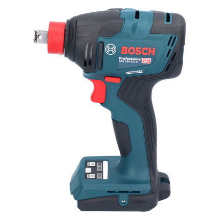 Atornillador de impacto a batería Bosch GDX 18V-210 C Professional 18 V 210 Nm sin escobillas + 1 batería de 4,0 Ah + módulo de conectividad + L-Boxx - sin cargador