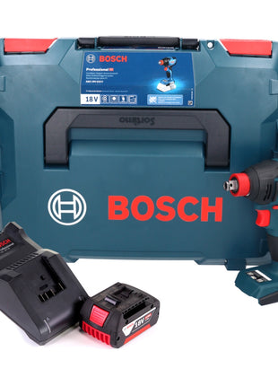 Bosch GDX 18V-210 C Atornillador de impacto inalámbrico profesional 18 V 210 Nm sin escobillas + 1x batería 4,0 Ah + cargador + módulo de conectividad + L-Boxx