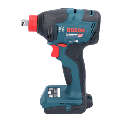Atornillador de impacto a batería Bosch GDX 18V-210 C Professional 18 V 210 Nm sin escobillas + 2 baterías de 5,0 Ah + cargador + módulo de conectividad + L-Boxx