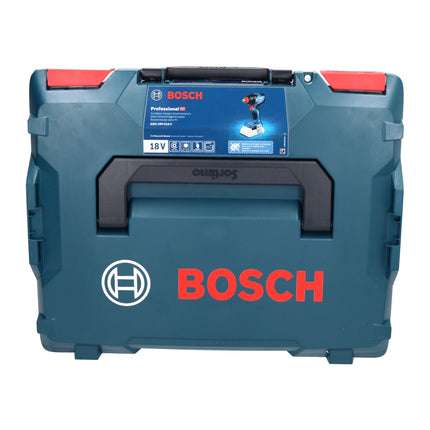 Atornillador de impacto a batería Bosch GDX 18V-210 C Professional 18 V 210 Nm sin escobillas + 2 baterías de 5,0 Ah + cargador + módulo de conectividad + L-Boxx
