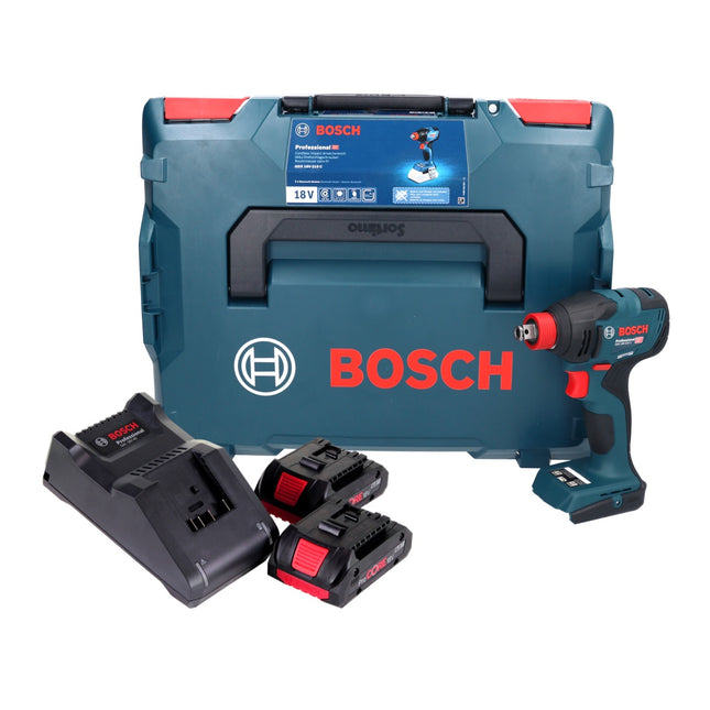 Avvitatore a impatto Bosch GDX 18V-210 C Professional 18 V 210 Nm Brushless ( 06019J0203 ) + 2x batteria ProCORE 4,0 Ah + caricabatteria + modulo di connettività + L-Boxx