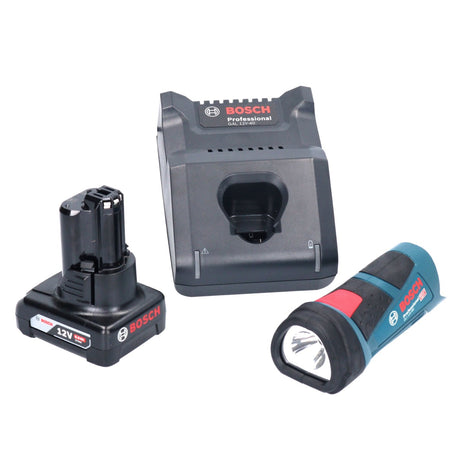 Bosch GLI 12V-80 Professional Akku Lampe 12 V 80 Lumen + 1x Akku 6,0 Ah + Ladegerät