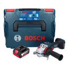 Bosch GWS 18V-15 SC Professional Akku Winkelschleifer 18 V 125 mm Brushless + 1x Akku 4,0 Ah + L-BOXX - ohne Ladegerät