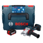 Bosch GWS 18V-15 SC Professional amoladora angular a batería 18 V 125 mm sin escobillas + 1x batería 5,0 Ah + L-BOXX - sin cargador