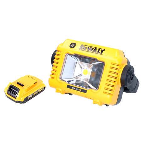 DeWalt DCL 077 Projecteur de travail à LED 12 V 18 V 2000 lm IP54 + 1x batterie 2,0 Ah - sans chargeur