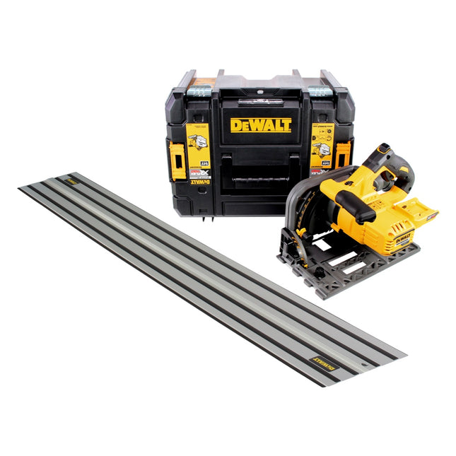 Sierra de inmersión inalámbrica DeWalt DCS 520 NT 54 V Flexvolt 165 mm + riel guía + TSTAK - sin batería, sin cargador