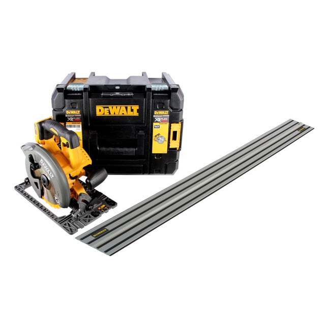 DeWalt DCS 576 NT Akku Handkreissäge 54 V FlexVolt 190 mm + Führungsschiene + T-STAK - ohne Akku, ohne Ladegerät