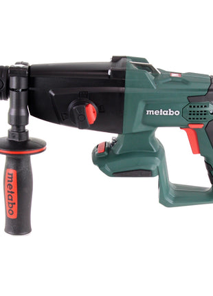 Martillo combinado a batería Metabo KHA 18 LTX 18 V 2,2 J SDS Plus + juego de taladro y cincel de 5 piezas + metaBOX - sin batería, sin cargador