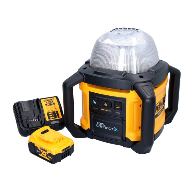 DeWalt DCL 074 P1 Faretto da cantiere a batteria Faretto 18 V 5000 lm 4000 Kelvin + 1x batteria ricaricabile 5,0 Ah + caricatore