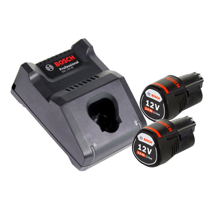 Bosch GOP 12V-28 Cortadora Lijadora Profesional sin Escobillas + 2 Baterías 2.0 Ah + Cargador