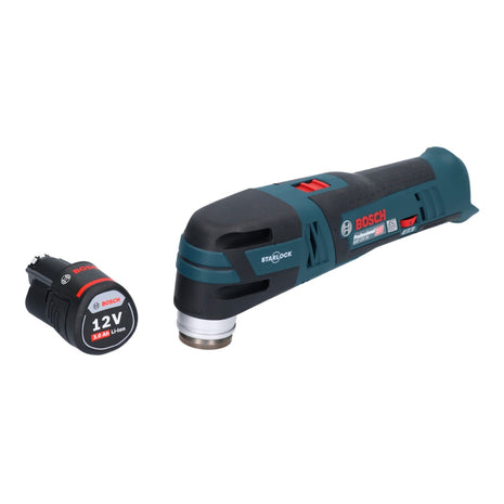 Bosch GOP 12V-28 Professional Starlock Brushless Cordless Cutter-Sander + 1x 3.0 Ah Battery - senza caricabatterie