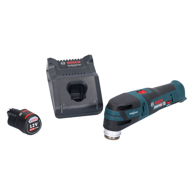 Bosch GOP 12V-28 Professional Starlock Brushless Cordless Sander Cutter + 1x 3.0 Ah Battery + Charger