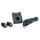 Bosch GOP 12V-28 Professional Cordless Multi-Cutter Starlock Brushless + 2x Batteries 3.0 Ah + Charger