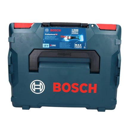 Bosch GWS 18V-15 SC Professional amoladora angular a batería 18 V 125 mm sin escobillas + 2x batería ProCORE 8,0 Ah + cargador + L-BOXX