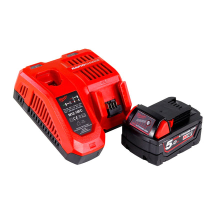 Milwaukee M18 FTR-501X Fraiseuse sans fil 18 V Brushless + 1x batterie 5,0 Ah + chargeur + modules de fraisage + HD Box
