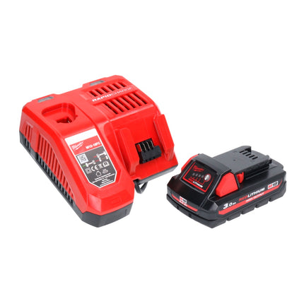 Milwaukee M18 HOAL-301FC foco de construcción con batería LED 18 V 4000 lm + 1x batería 3,0 Ah + cargador
