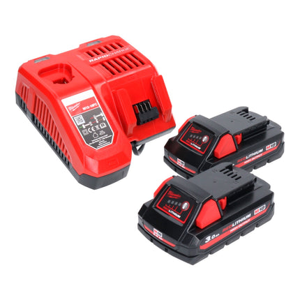 Milwaukee M18 HOAL-302FC foco de construcción con batería LED 18 V 4000 lm + 2x baterías 3,0 Ah + cargador