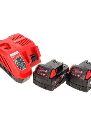 Milwaukee M18 HOAL-602FC foco de construcción con batería LED 18 V 4000 lm + 2x baterías 6,0 Ah + cargador