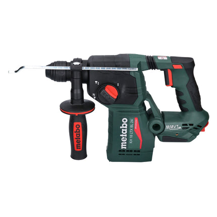 Martillo perforador a batería Metabo KH 18 LTX BL 24 18 V 2,2 J SDS Plus sin escobillas + 1x batería recargable 4,0 Ah + metaBOX - sin cargador