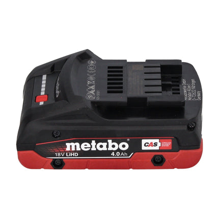 Martillo perforador a batería Metabo KH 18 LTX BL 24 18 V 2,2 J SDS Plus sin escobillas + 1x batería recargable 4,0 Ah + metaBOX - sin cargador